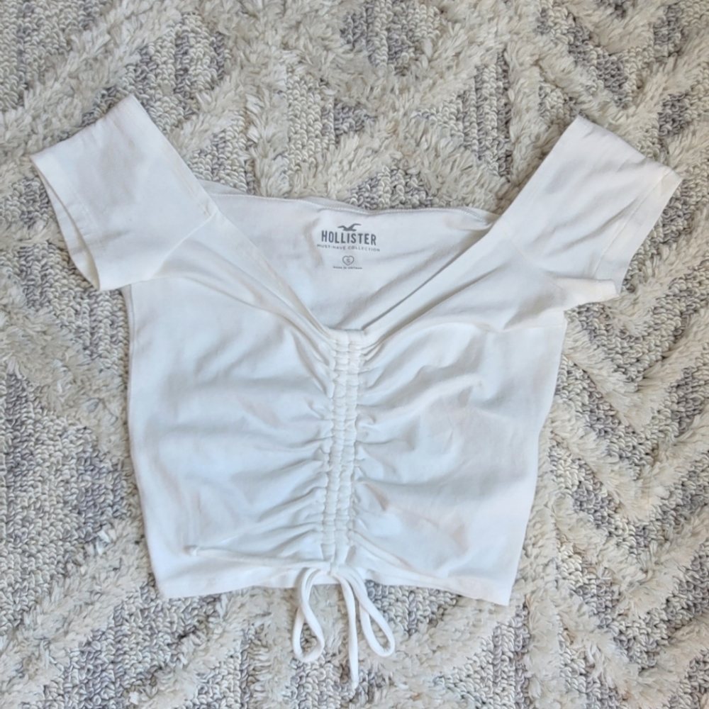 Hollister off-shoulder crop top